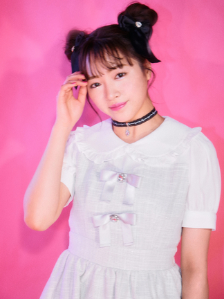 ♡ めろ ♡　BABY　ハートリボンショートコート　新品未使用 axes femme kawaii（アクシーズファムカワイイ）の「ガーリー