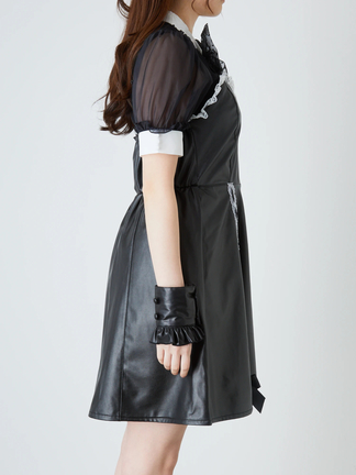 Ank Rouge ジャンスカ　ワイシャツ❌ フロントZIPジャンスカ - Ank Rouge(アンクルージュ)の