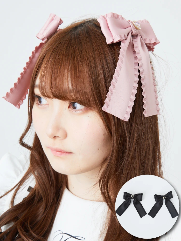 フリフリリボンバレッタSET - Ank Rouge(アンクルージュ)の