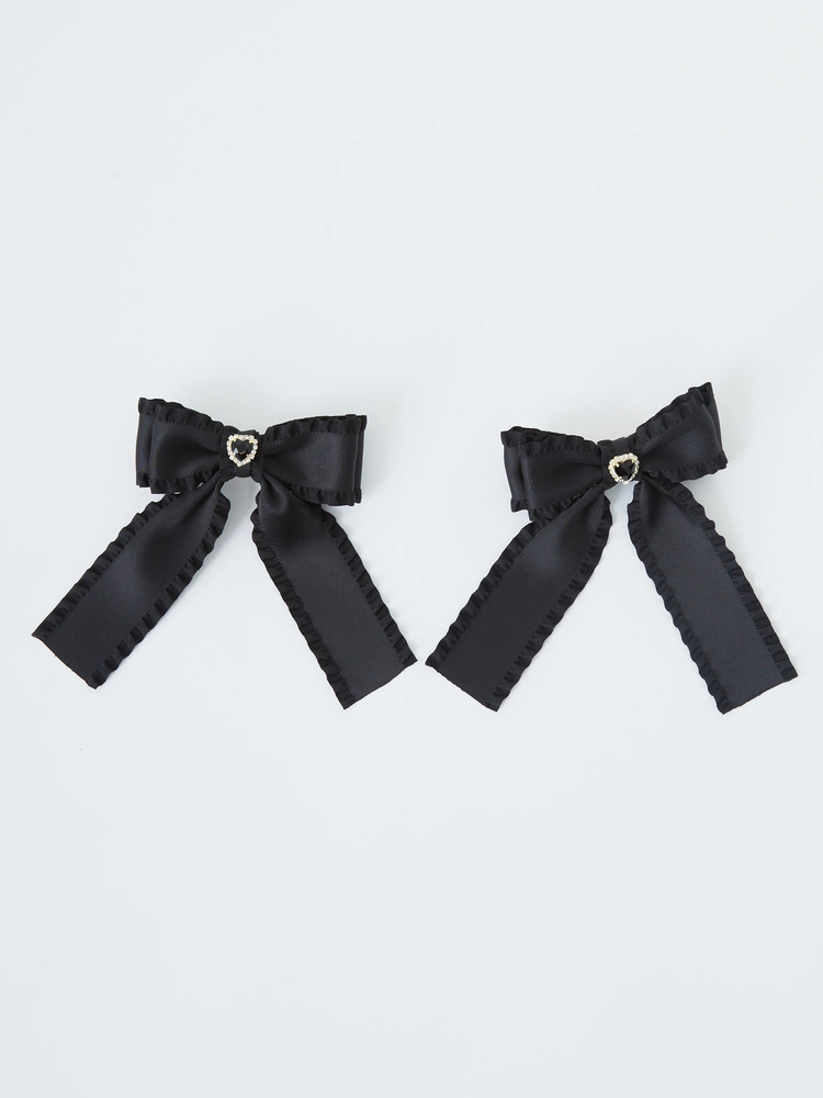 フリフリリボンバレッタSET - Ank Rouge(アンクルージュ)の フリフリリボンバレッタSET - Ank Rouge(アンクルージュ)の