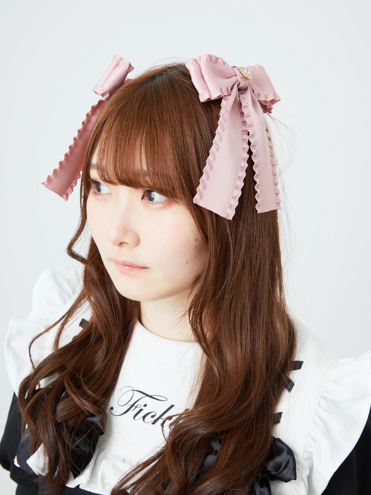 bb0028s- バレッタ《サテン・ツィストリボン》 – 芦屋グレイス