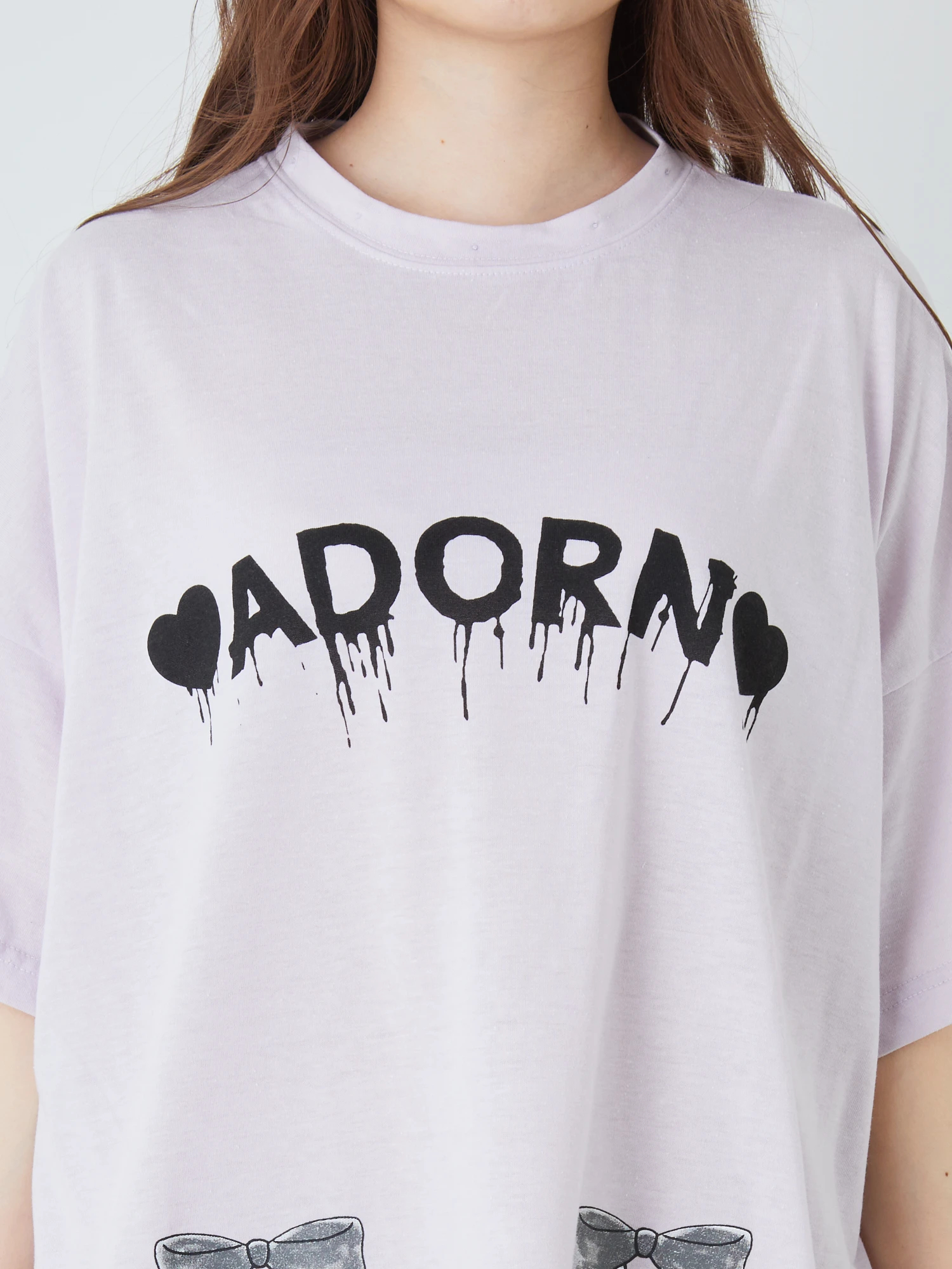 NICOPANDA リボンTシャツ