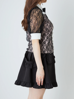 キラキラモチーフレースTOPS