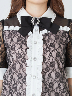 キラキラモチーフレースTOPS
