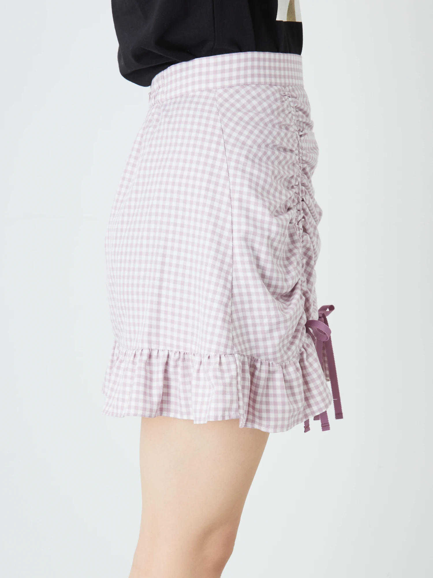 ギンガムドロストミニSK - Ank Rouge(アンクルージュ)のスカート 
