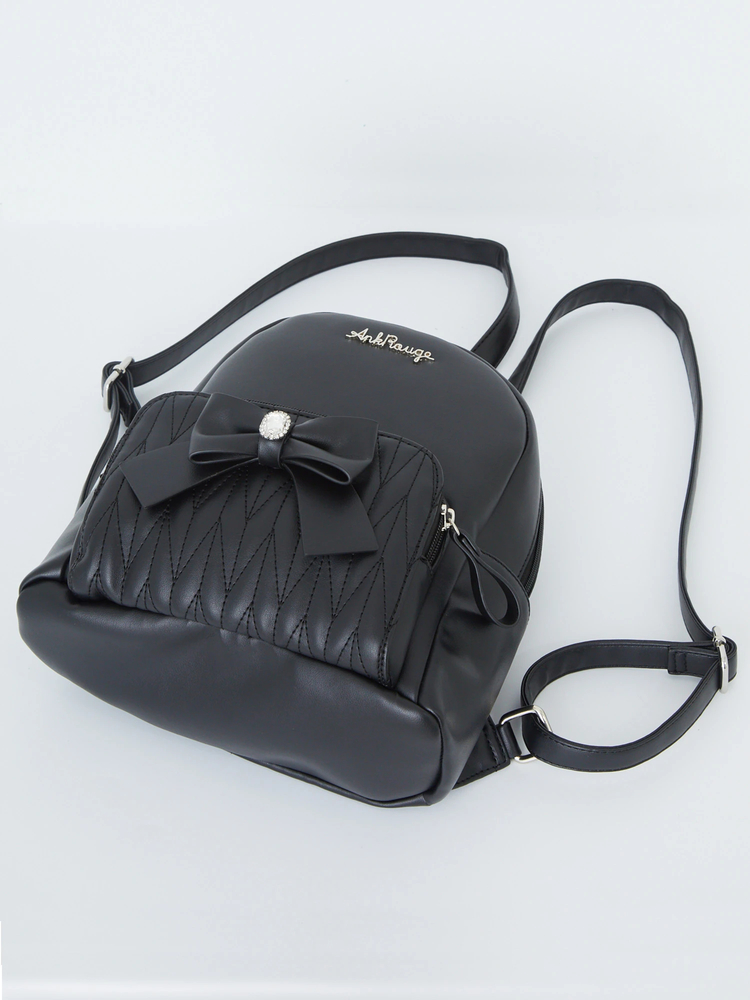 アンクルージュ 新品・未開封品 ビジューリボンツイードブラック 