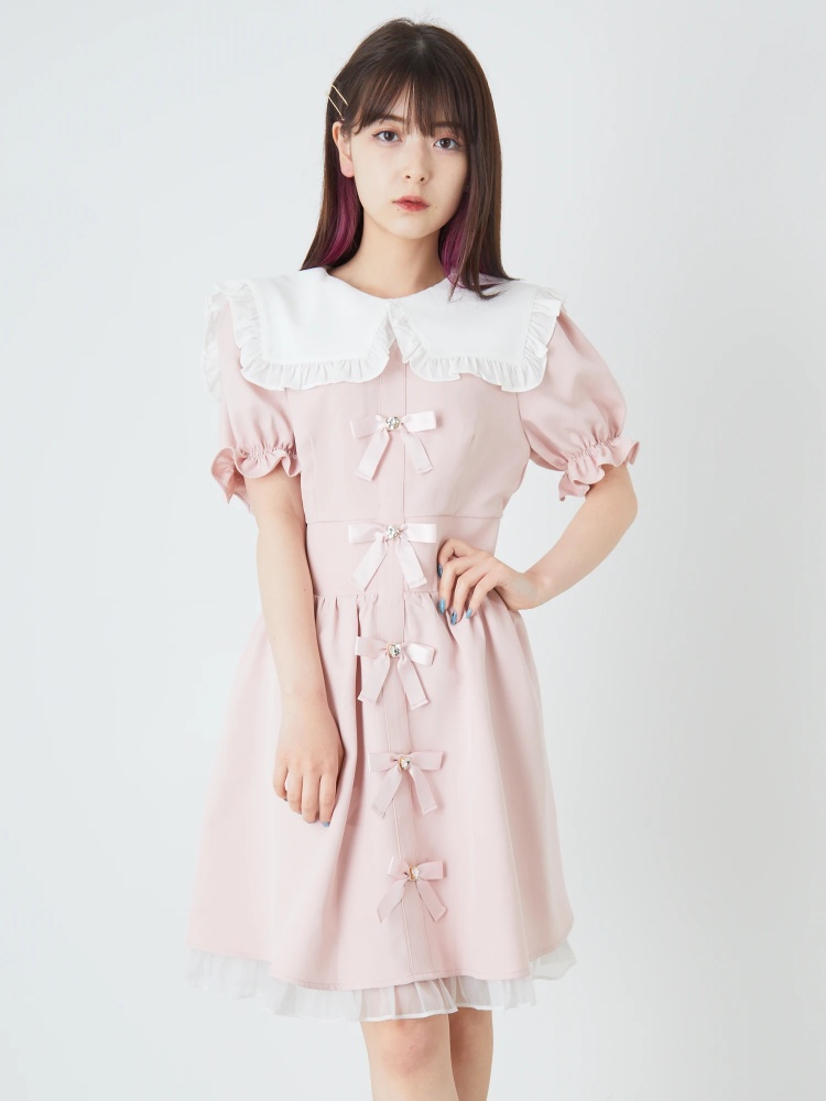 リボンドーリーワンピース - Ank Rouge(アンクルージュ)のワンピース  