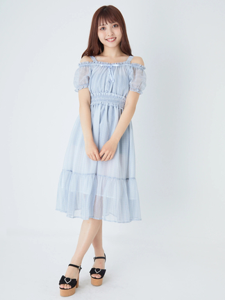 シアーチェックティアードロングOP - Ank Rouge(アンクルージュ)の