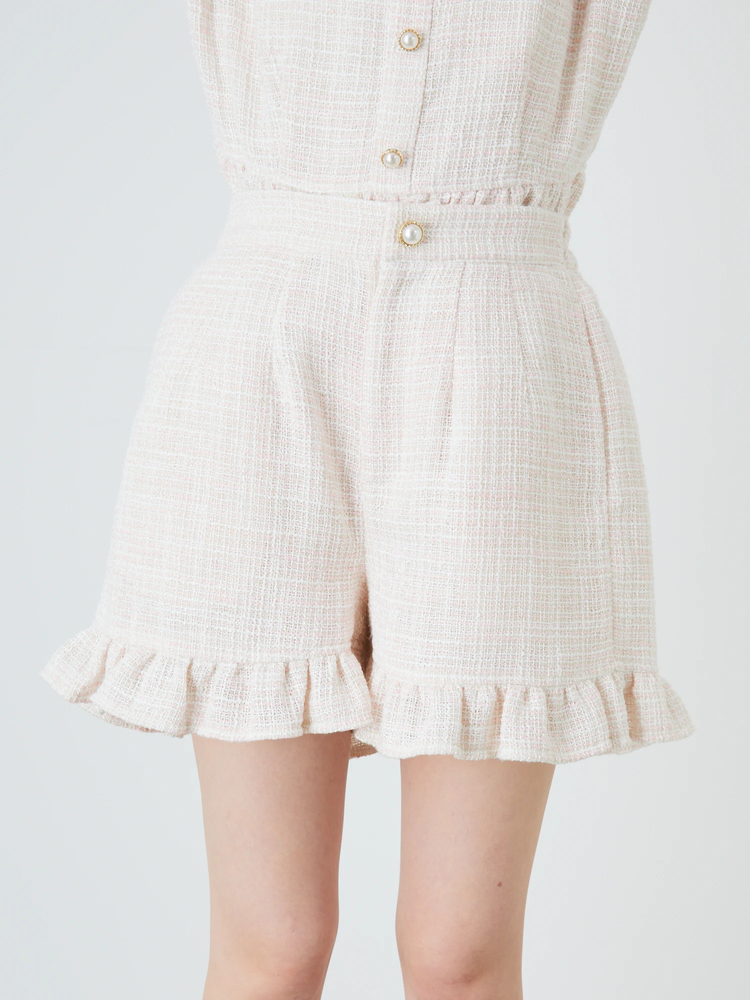 ツイードキュロット - Ank Rouge(アンクルージュ)のショートパンツ