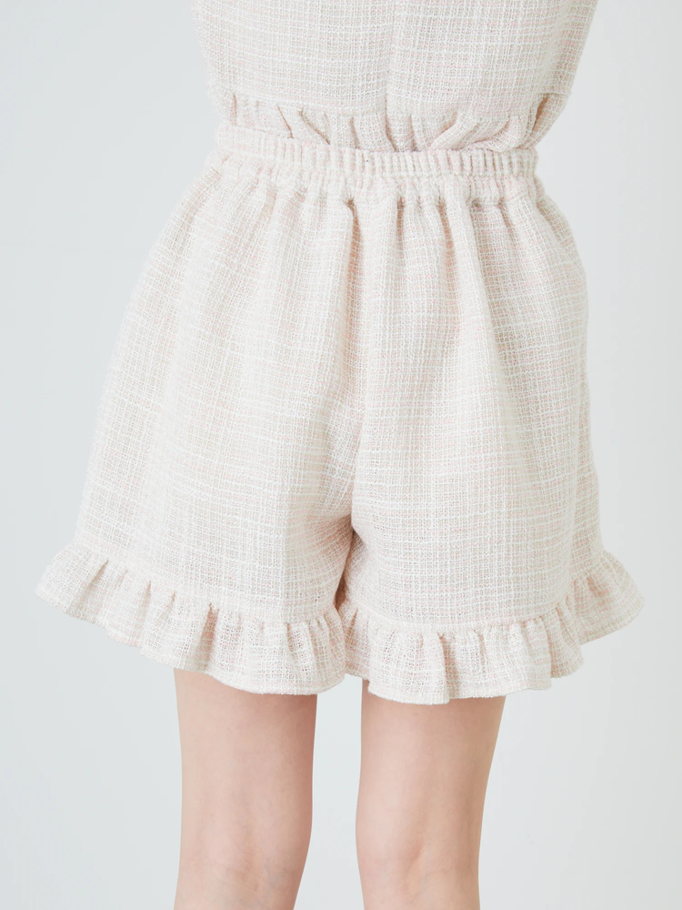 ツイードキュロット - Ank Rouge(アンクルージュ)のショートパンツ