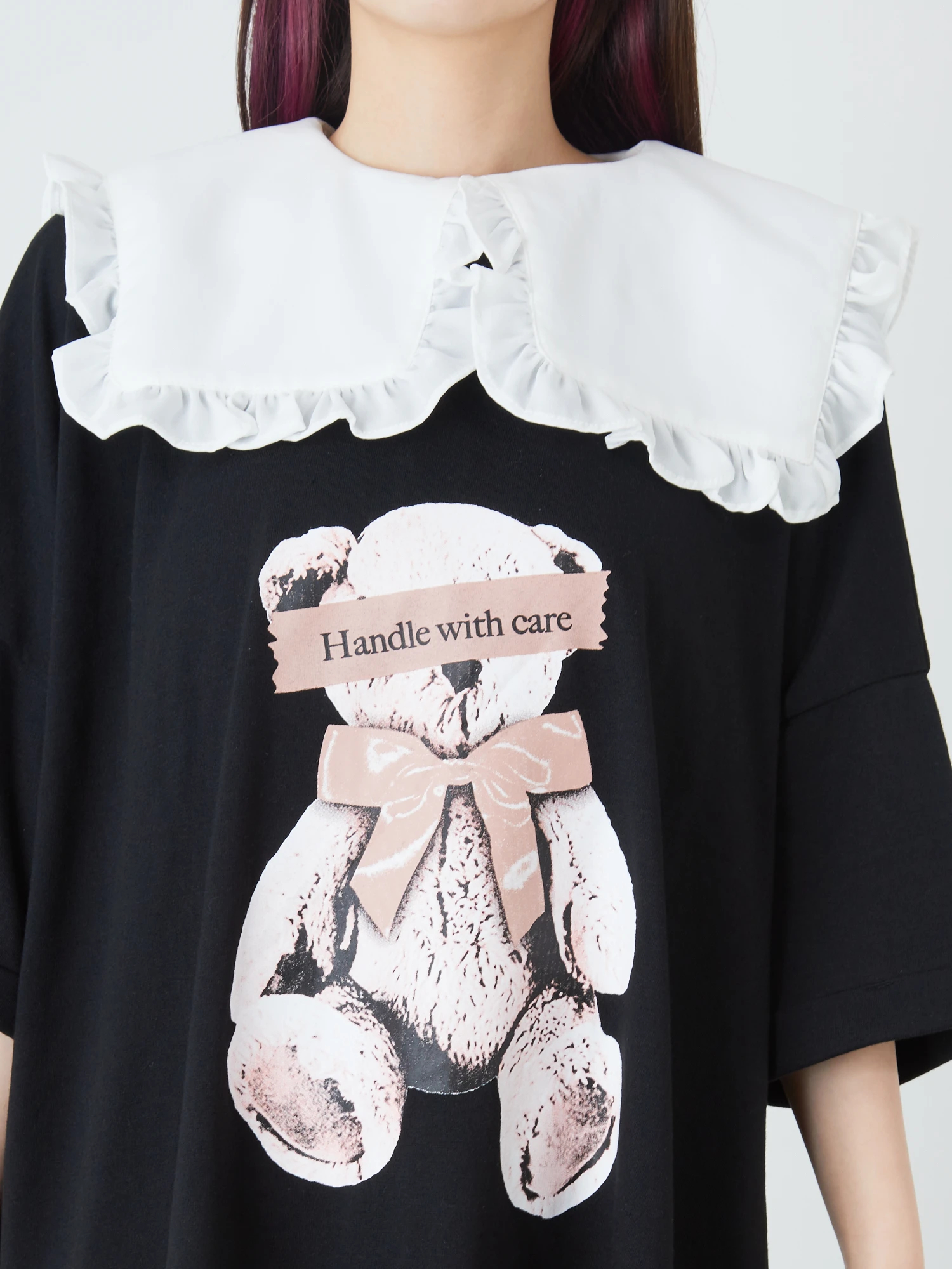 ベストセラー ダメージ入りくまBigTE - Ank Rouge(アンクルージュ)のTシャツ その他