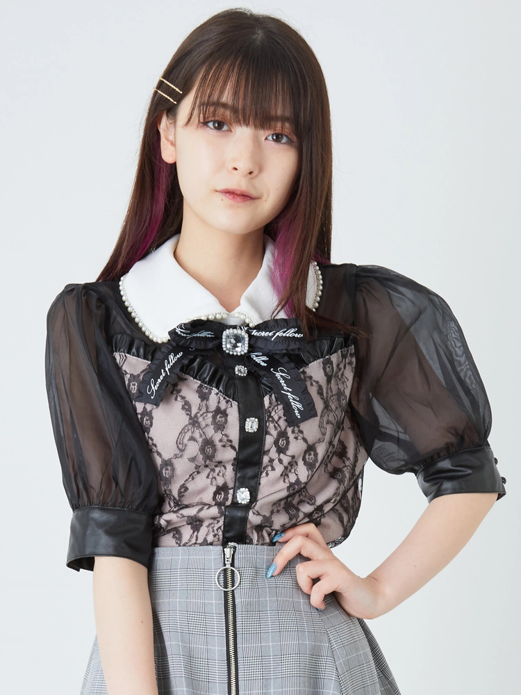 激レア　ドルガバ　Y2K リボンレースキャミ　S相当　ブランドロゴストラップ リボンレースTOPS - Ank Rouge(アンクルージュ)のシャツ