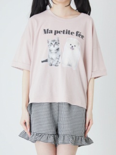 動物プリントゆるTE