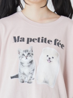 動物プリントゆるTE