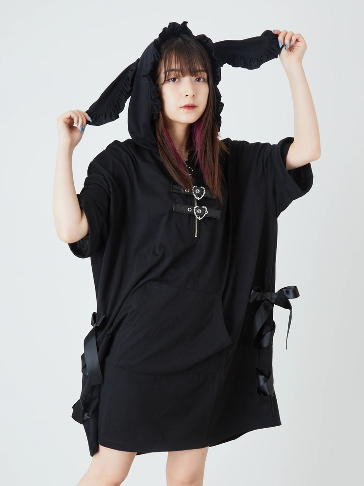 Ank Rouge うさみみパーカー ギンガムリボンうさみみパーカー - Ank Rouge(アンクルージュ)の