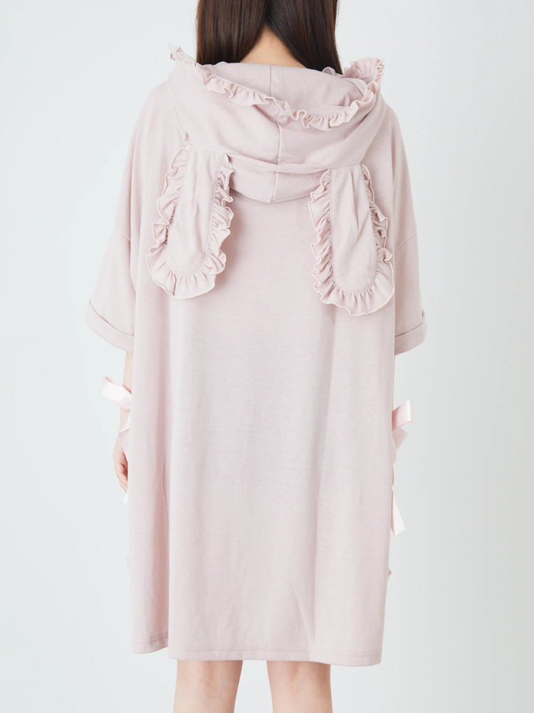 ハートバックルうさみみパーカー - Ank Rouge(アンクルージュ)のパーカ