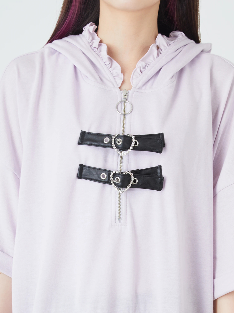 ハートバックルうさみみパーカー - Ank Rouge(アンクルージュ)のパーカ