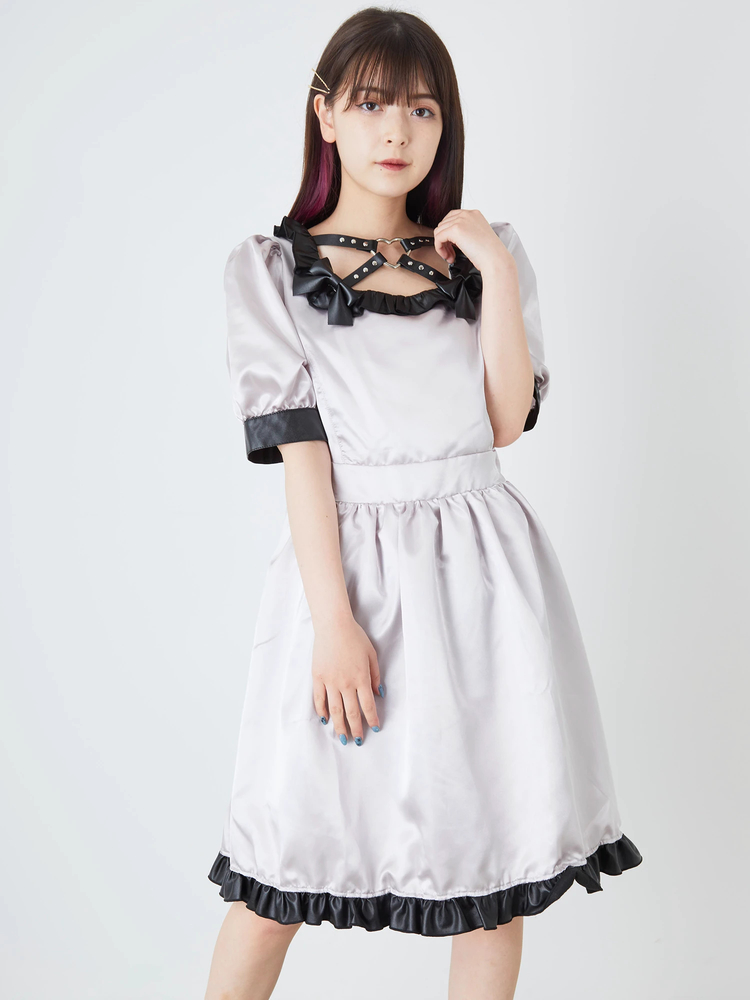 ank rouge 白　ミニワンピース 整形ダイエット!?プリンセスワンピース - Ank Rouge(アン