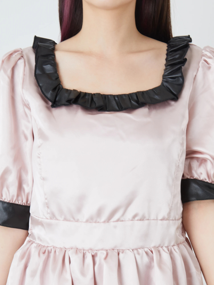 ♡Ank Rouge 配色ドーリーワンピース♡ 配色ドーリーワンピース - Ank Rouge(アンクルージュ)の