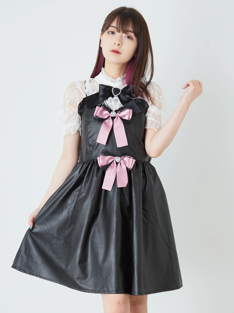 合皮ジャンスカ - Ank Rouge(アンクルージュ)のワンピース