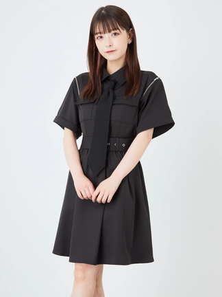 AnkRouge ワンピース 肩ZIPOP - Ank Rouge(アンクルージュ)のワンピース