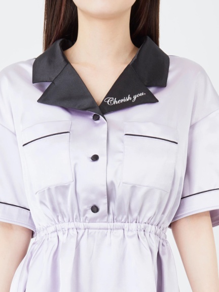 ボウリングシャツop Ank Rouge アンクルージュ のワンピース ファッション通販 Ailand アイランド