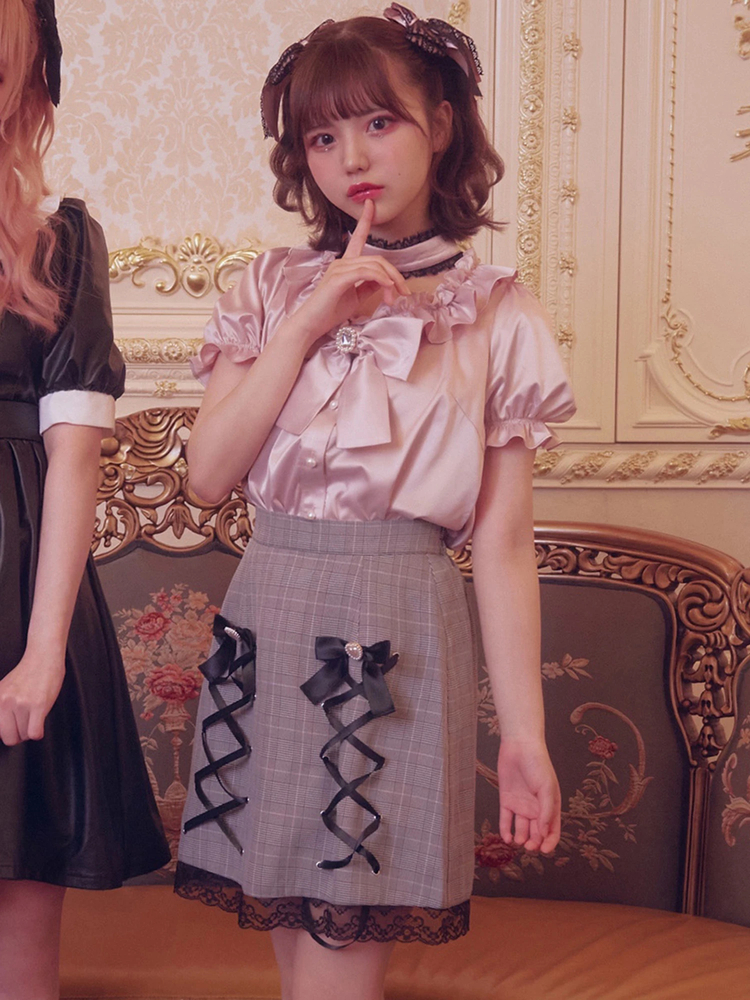 スピンドルリボン台形SK - Ank Rouge(アンクルージュ)のスカート