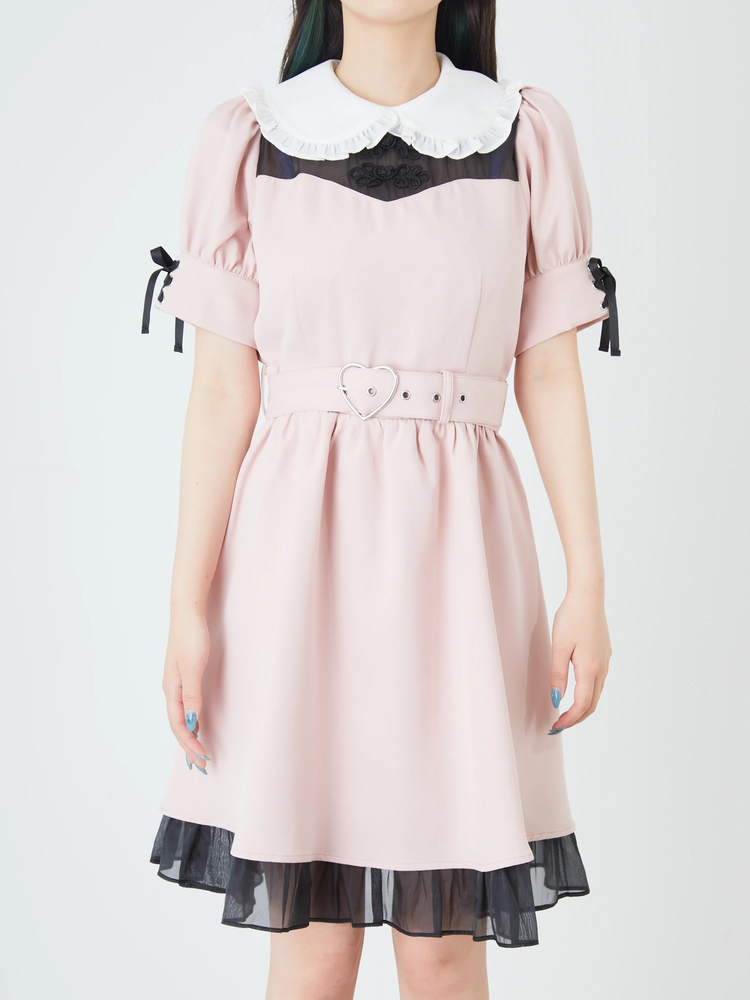ジャガードドーリーワンピース Ankrouge ジャガードドーリーワンピース - Ank Rouge(アンクルージュ)の