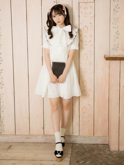 リボンタイパフワンピース Ank Rouge アンクルージュ のワンピース ファッション通販 Ailand アイランド