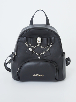 SNIDEL ミニリュック　ブラック　黒 楽天市場】ラブトキシック(Lovetoxic)リボン合皮ミニリュック