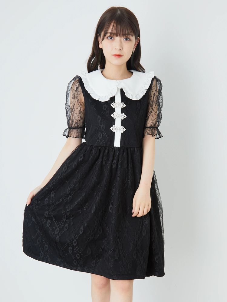 【希少】Yves Saint Laurent チャイナ服 レース トップス レーストップス - Ank Rouge(アンクルージュ)のTシャツ