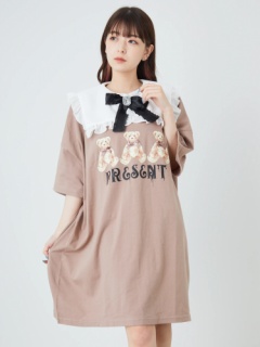 くまちゃんプリントBigTe - Ank Rouge(アンクルージュ)のTシャツ 
