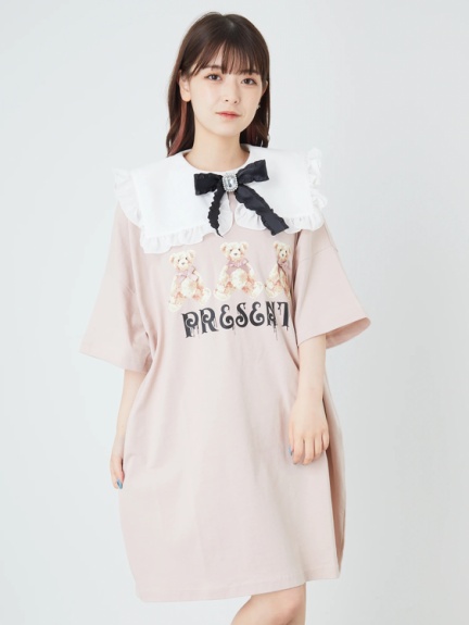 くまちゃんプリントbigte Ank Rouge アンクルージュ のtシャツ カットソー ファッション通販 Ailand アイランド