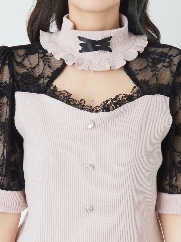 ゴシックテレコTOPS - Ank Rouge(アンクルージュ)のTシャツ