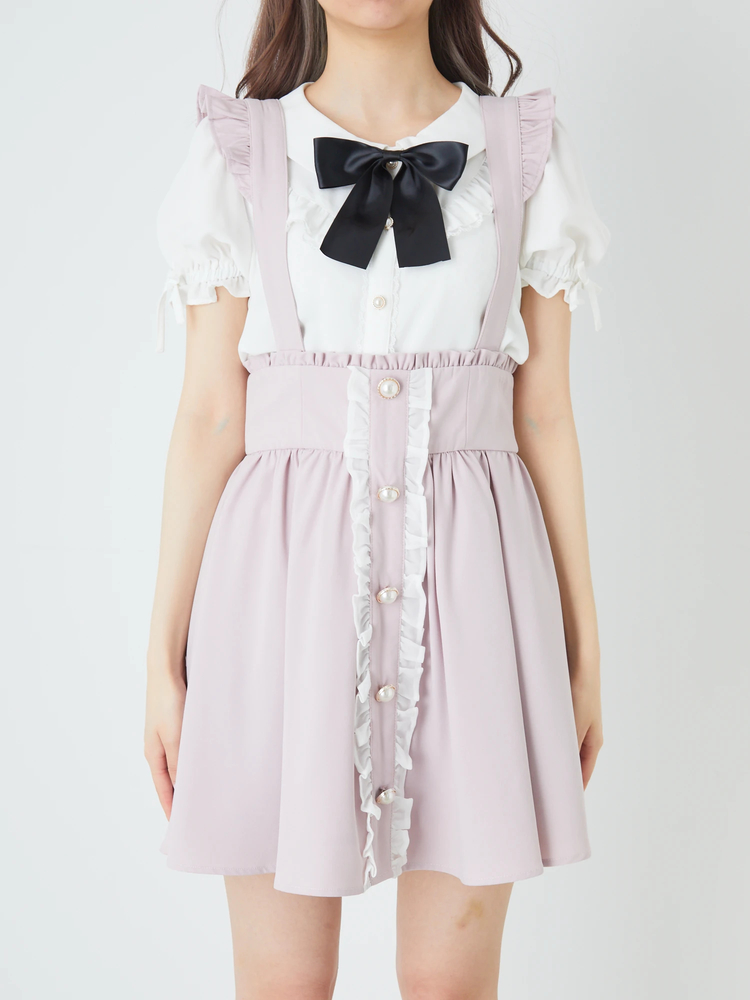 フロントフリルサスペンダーSK - Ank Rouge(アンクルージュ)の