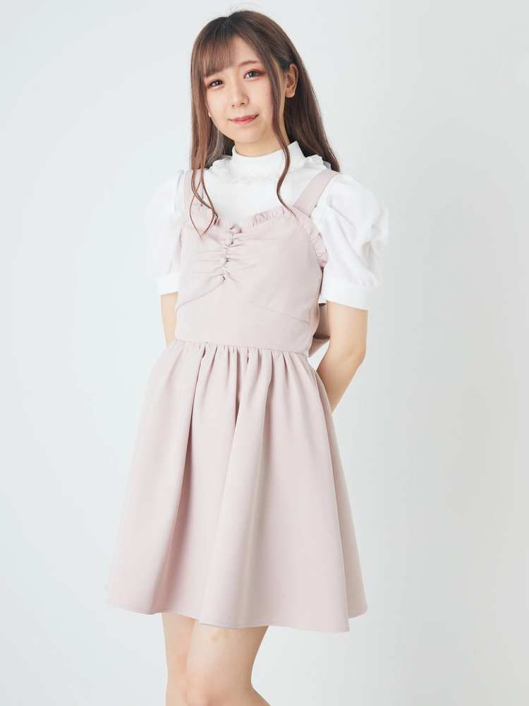 BACKリボンJSK - Ank Rouge(アンクルージュ)のワンピース