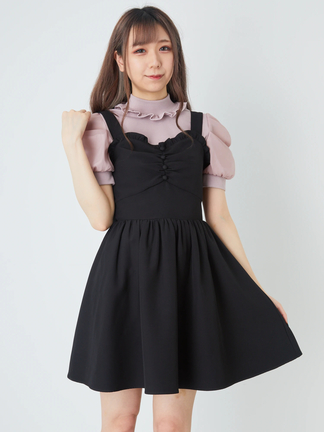 BACKリボンJSK - Ank Rouge(アンクルージュ)のワンピース