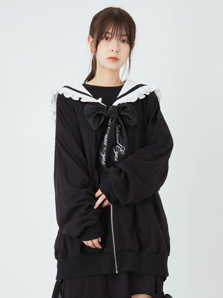 早割 万博 クロスくりぬきセーラーパーカー - Ank Rouge(アンクルージュ)の トップス