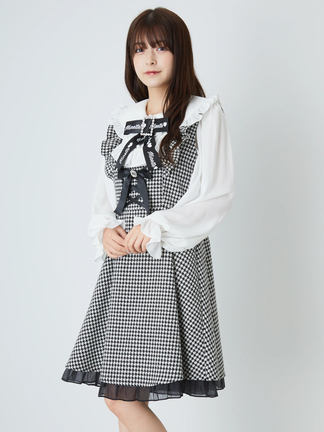 【新品未使用】Ank Rouge ジャンスカ 合皮ジャンスカ - Ank Rouge(アンクルージュ)のワンピース