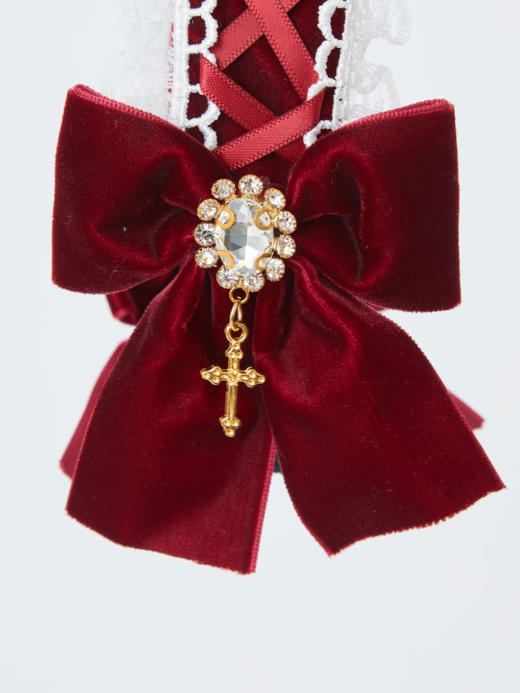 ヘッドドレス風ベロアカチューシャ - Ank Rouge(アンクルージュ)の