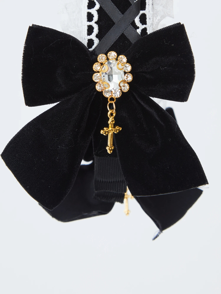 ヘッドドレス風ベロアカチューシャ - Ank Rouge(アンクルージュ)の