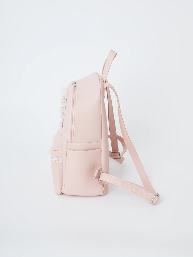 ハートリボン合皮リュック - Ank Rouge(アンクルージュ)のリュック