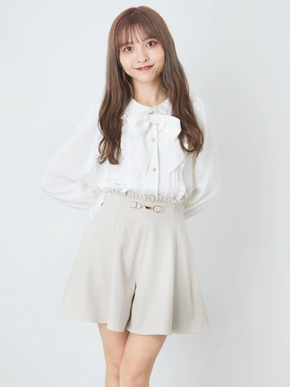 新品未使用 anuans キュロット MEDIUM ベージュ レディース ビットフレアーキュロット - Ank Rouge(アンクルージュ)の