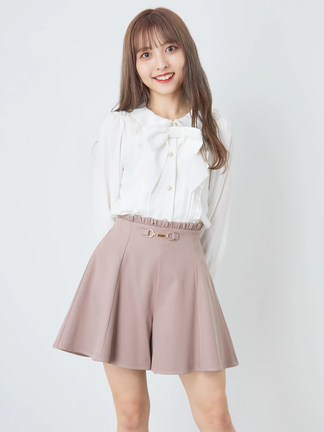 新品未使用 anuans キュロット MEDIUM ベージュ レディース アニュアンス anuans ソフトマーメイドマリンスカート （BEIGE