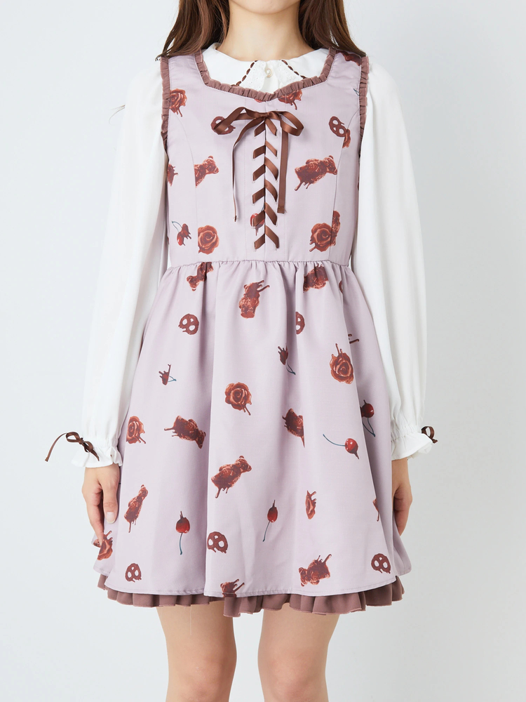 ★K子★ank rouge Melt Strawberry ワンピース Ank Rouge（アンクルージュ）の「MELT STRAWBERRY ジャンパー