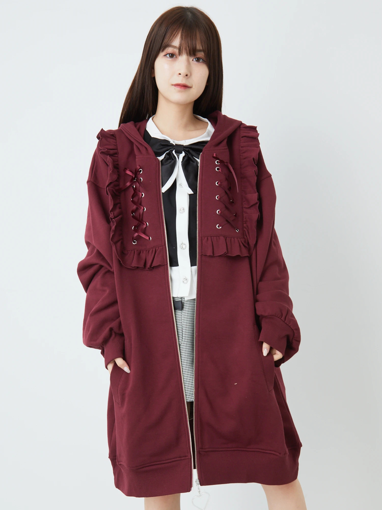 スピンドル裏毛パーカー - Ank Rouge(アンクルージュ)のパーカ