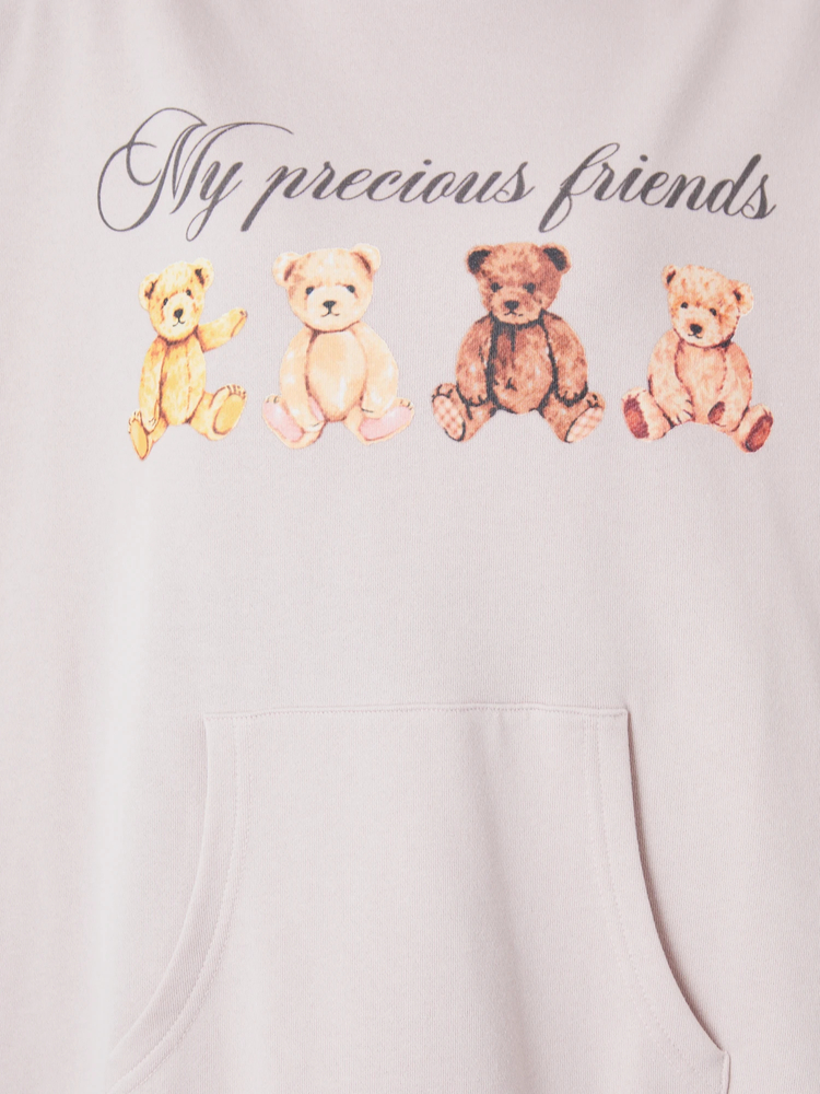 うしろZIPくまちゃんプルオーバー - Ank Rouge(アンクルージュ)の