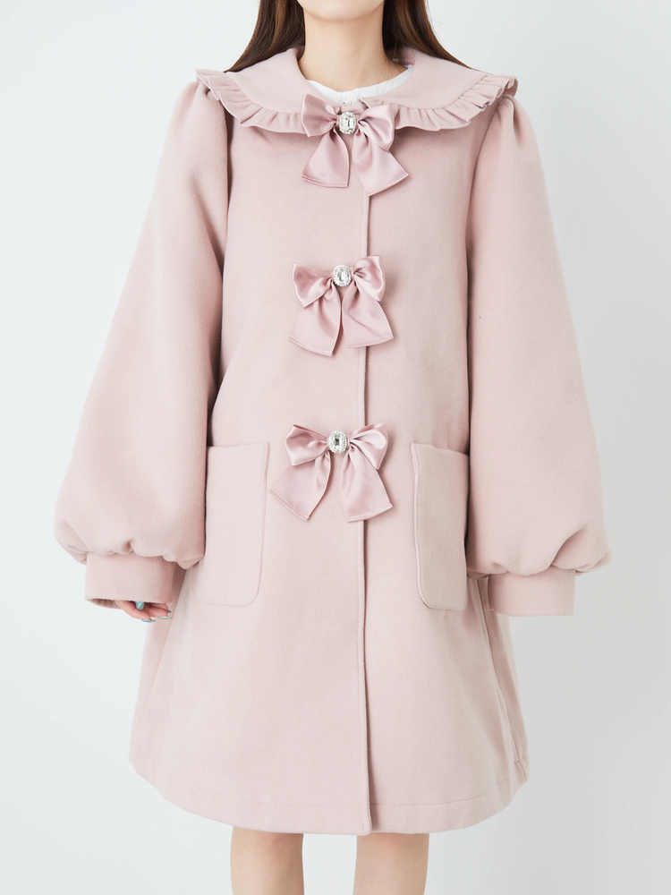 サテンリボンドーリーコート - Ank Rouge(アンクルージュ)のコート