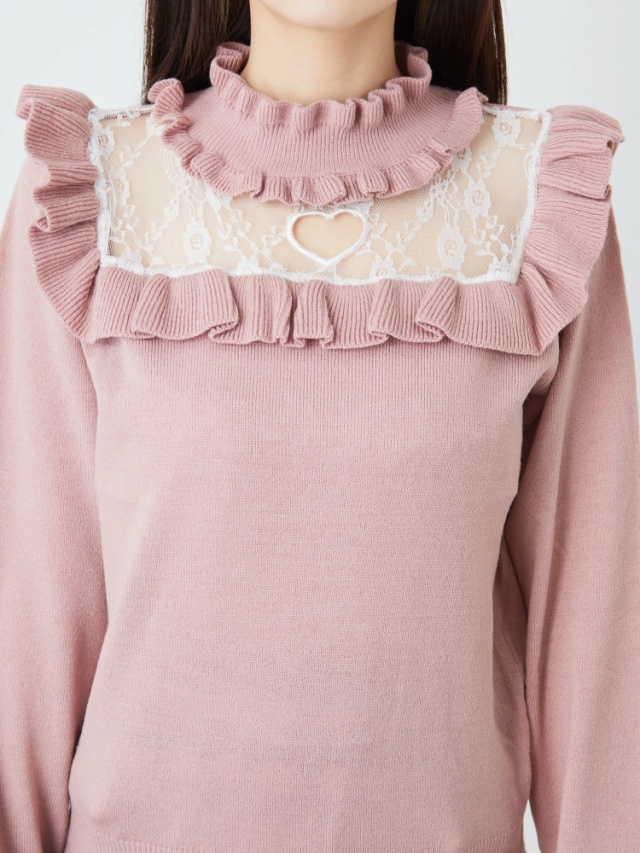 ハートくりぬきニット - Ank Rouge(アンクルージュ)のニット  