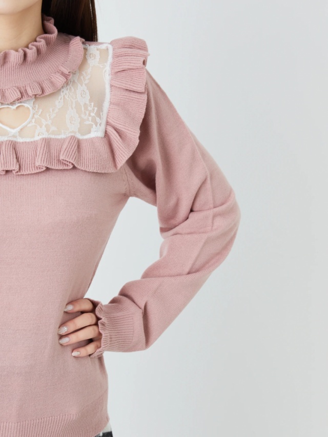 ハートくりぬきニット - Ank Rouge(アンクルージュ)のニット  